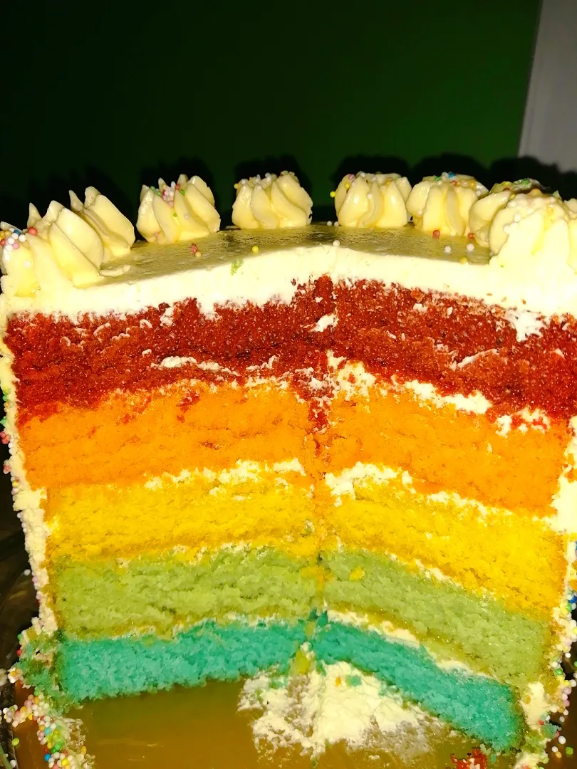 Rainbow cake|Deeさん