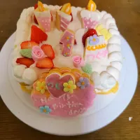 Snapdishの料理写真:誕生日ケーキ|hh//さん