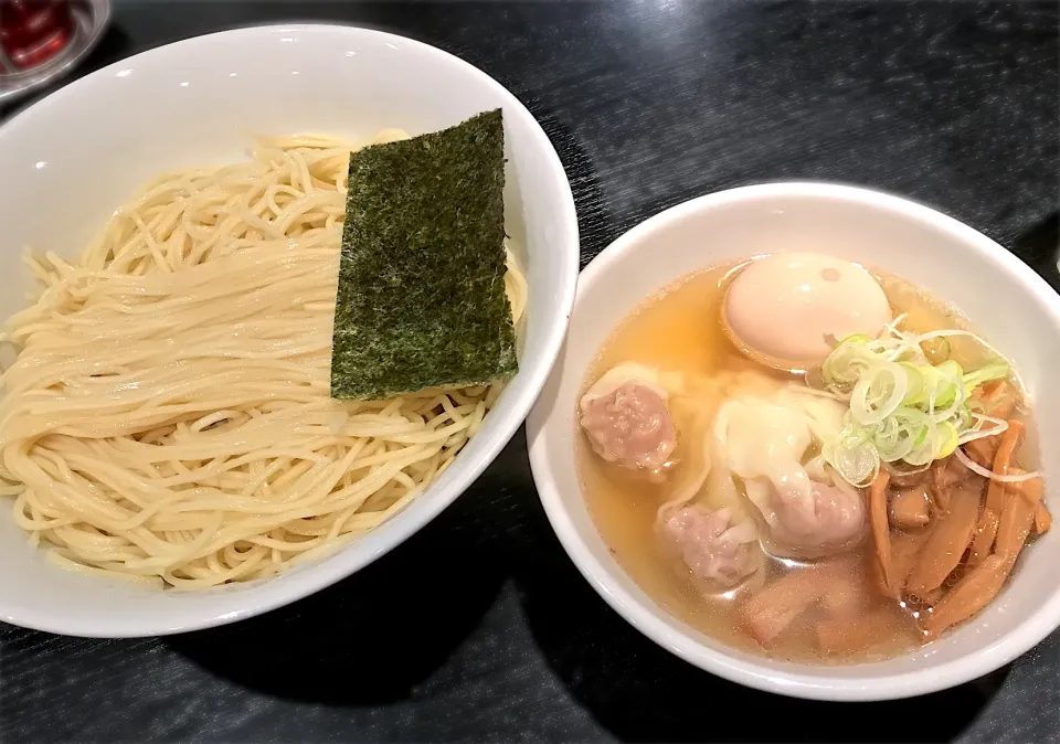 ワンタンつけそば＋味付け玉子|toshi,I🍴さん