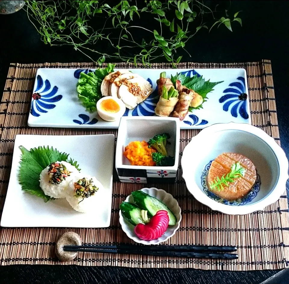 ガリバタ大根ステーキおうちランチ😋|瑞さん