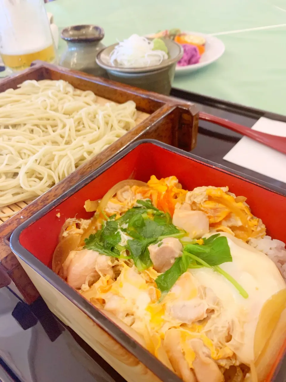 ゴルフ飯　親子丼と打ち立て蕎麦|寺尾真次さん