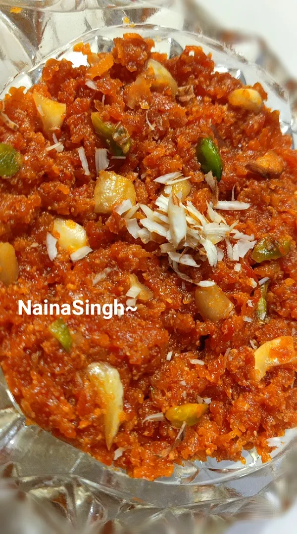 ##gajar halwa ##indian disha|nainasinghさん