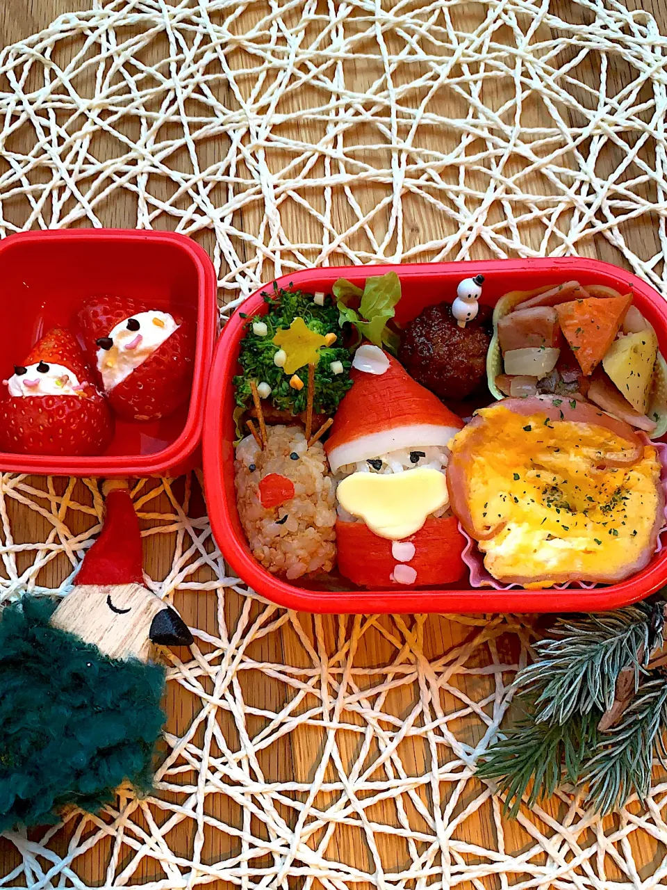 クリスマスお弁当🎄|emikokoさん