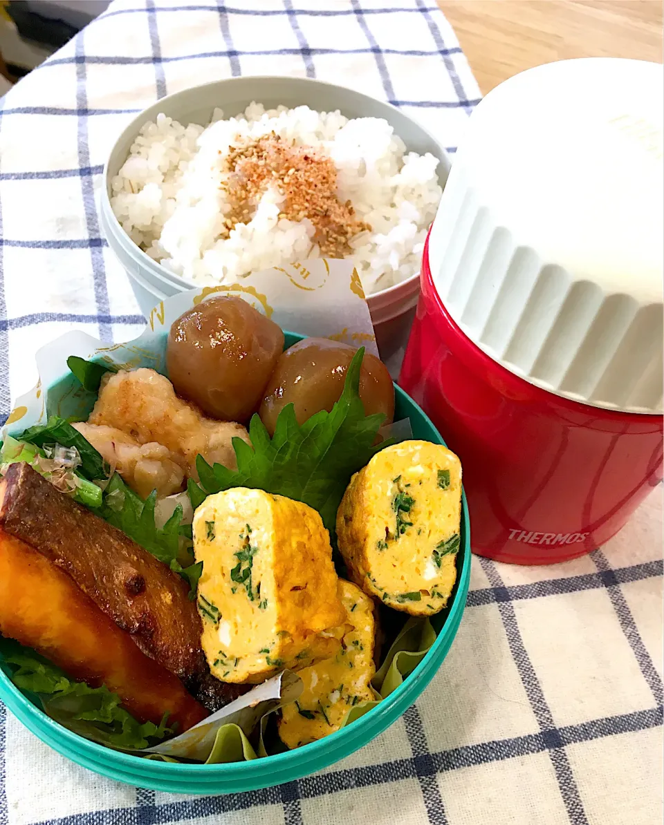 今日のパパ弁当は豚汁付き和食弁当♪|key♪さん