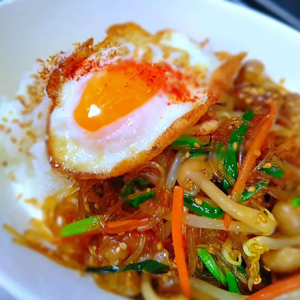 チャプチェトッパプ風丼～♪♪|砂糖味屋キッチンさん