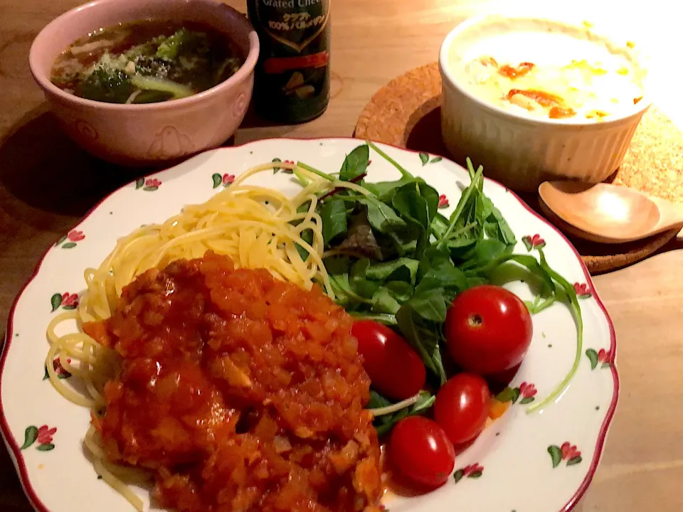 チキンのトマト煮・白菜グラタン|くり子さん