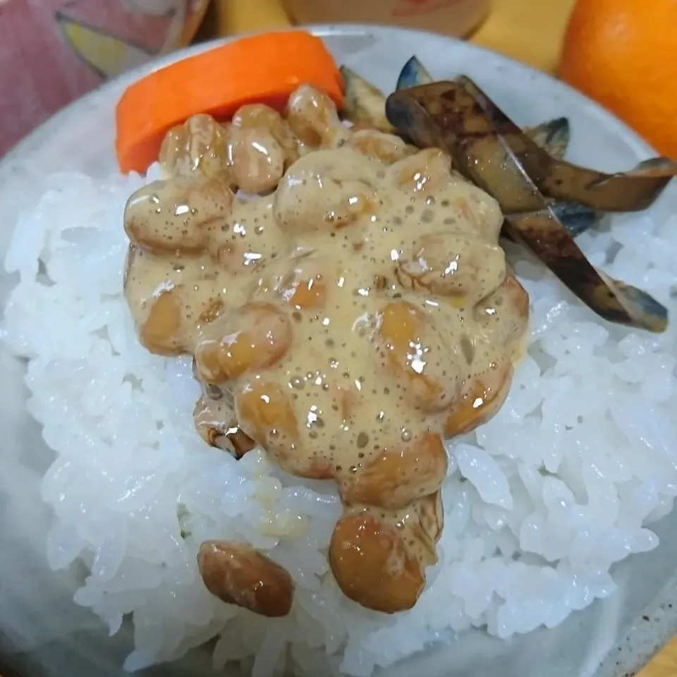 納豆ごはん🍚|しまだ ちえこさん