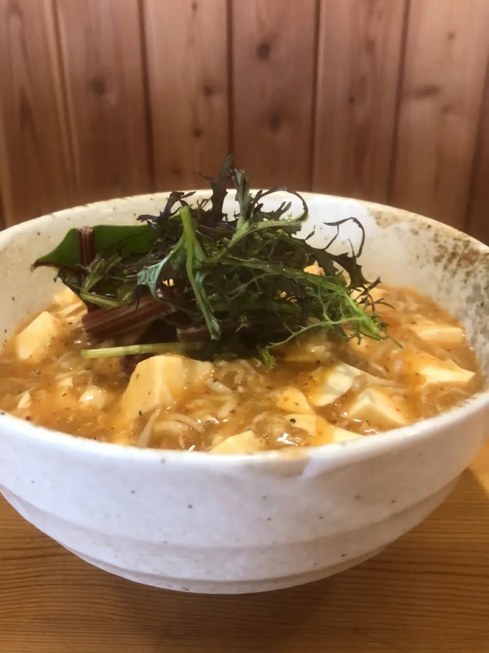 今日の賄いは、しらす麻婆丼(^^)|bontaさん