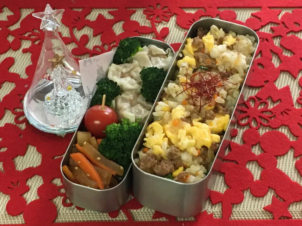 Snapdishの料理写真:旦那弁当～チャーハン|チムニーさん