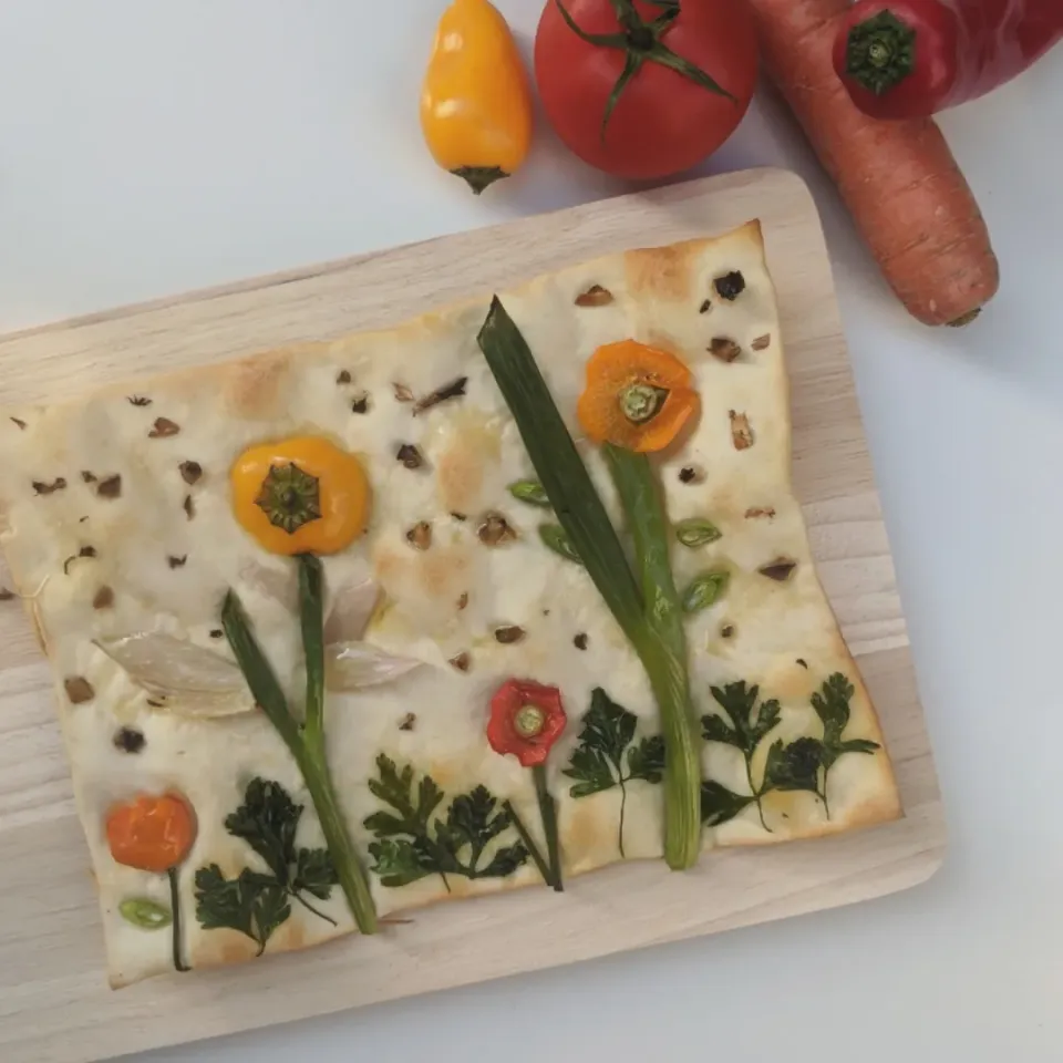 Vegan Flammkuchen Art|ecywrさん