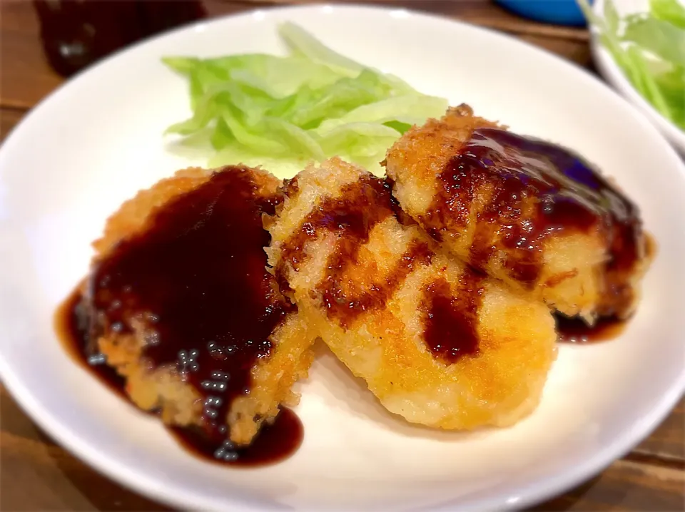 カニカマのクリームコロッケ♡|ぁかねまンさん