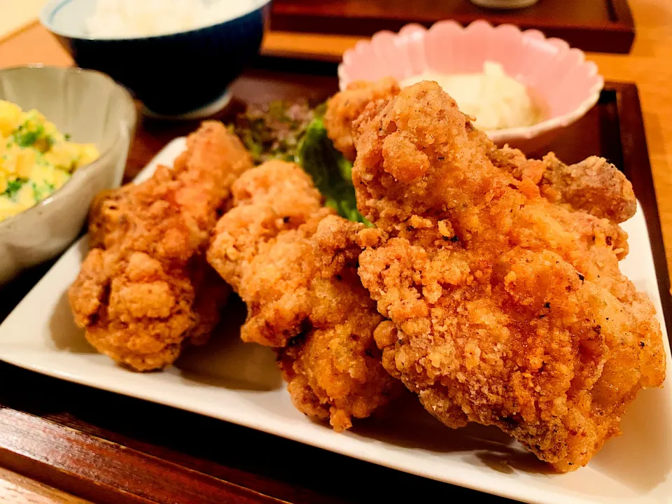 韓国チキン風唐揚げ🐔衣ガリガリ✨めっちゃうまい😍👍|いちごさん