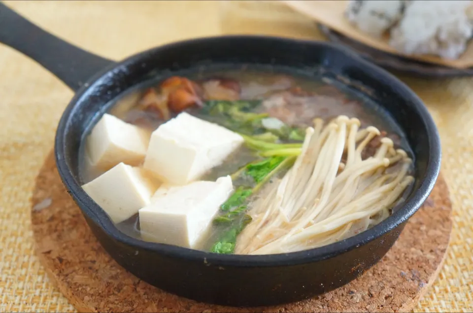 エゾシカ肉のみぞれ肉豆腐|ちいさなしあわせキッチンさん