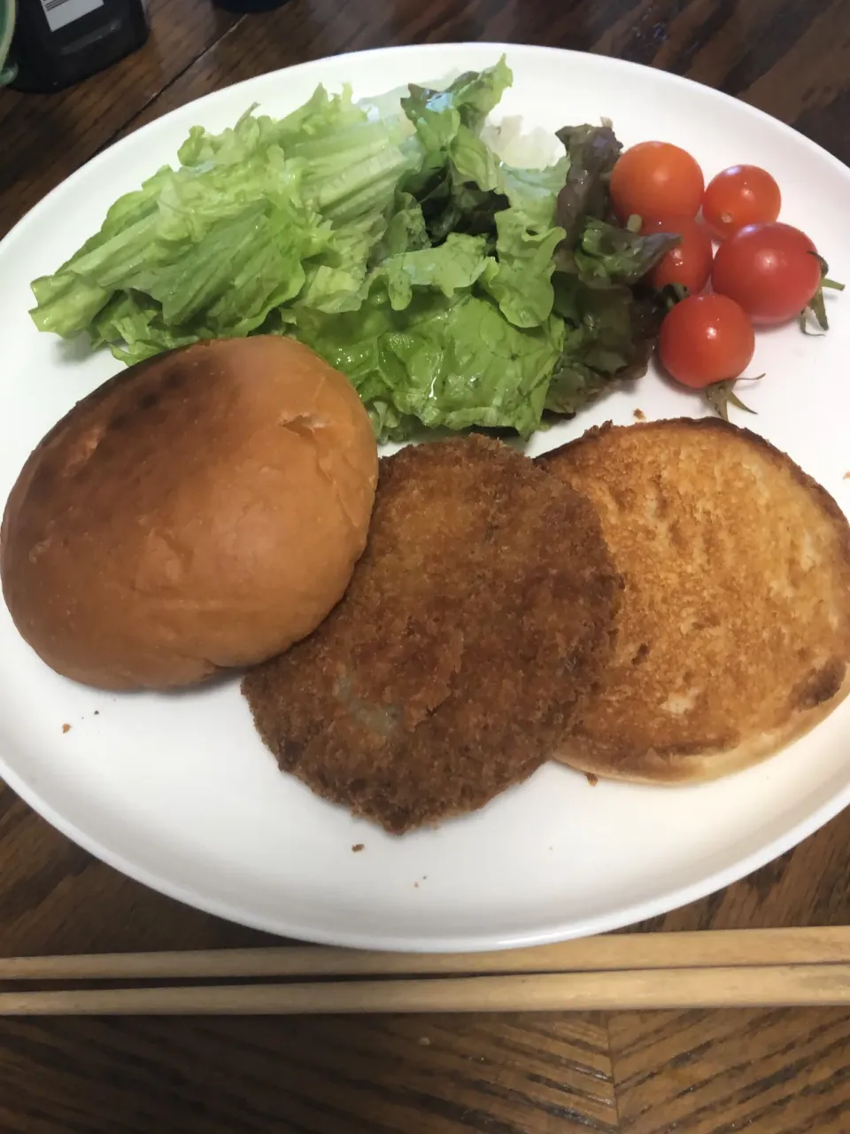 Snapdishの料理写真:メンチバーガー|akesanさん