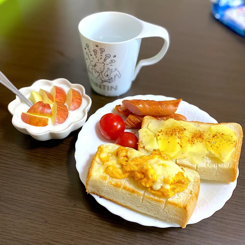 2種のトーストランチ🍞|ちぐあささん