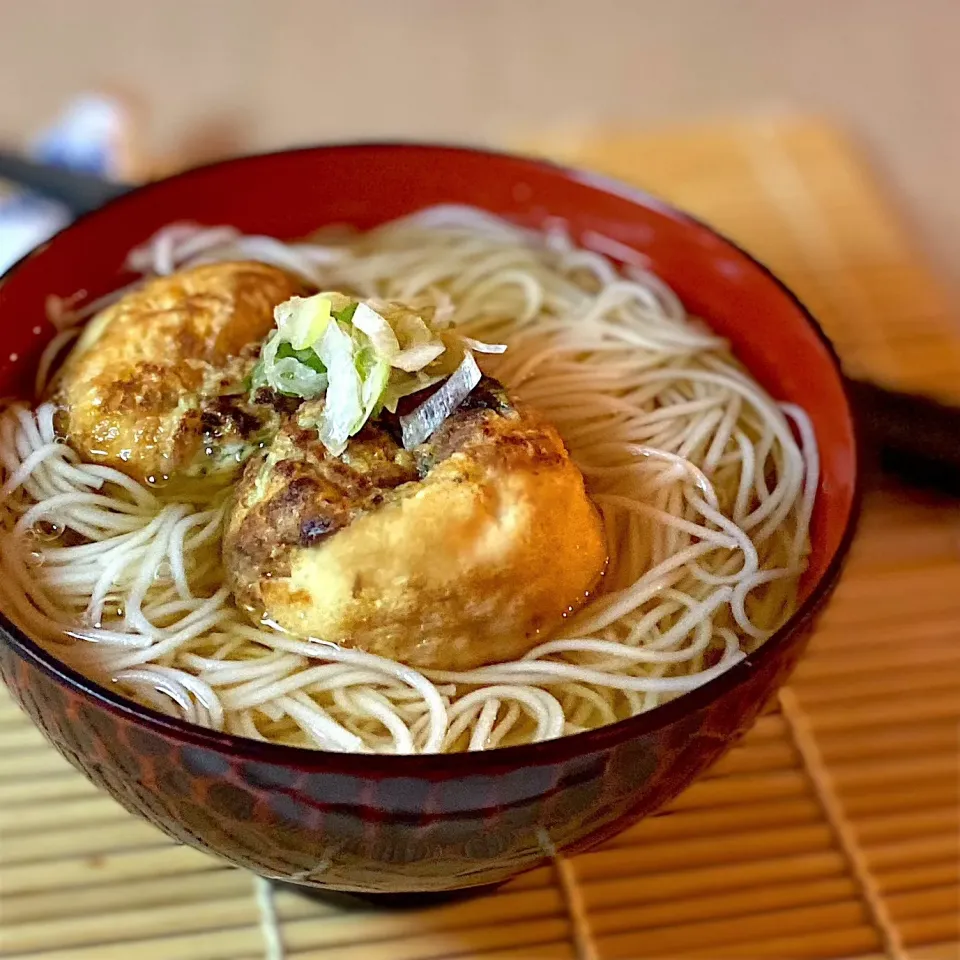 明石焼き風にゅうめん【たこ焼きリメイク】|48.comさん