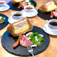 出汁たっぷり厚焼き卵サンド&ツナサンド