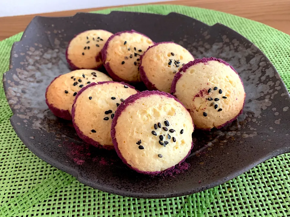 さつま芋クッキー🍠裏ごしさつま芋入ってるから芋感たっぷりなクッキー🍠|いちごさん