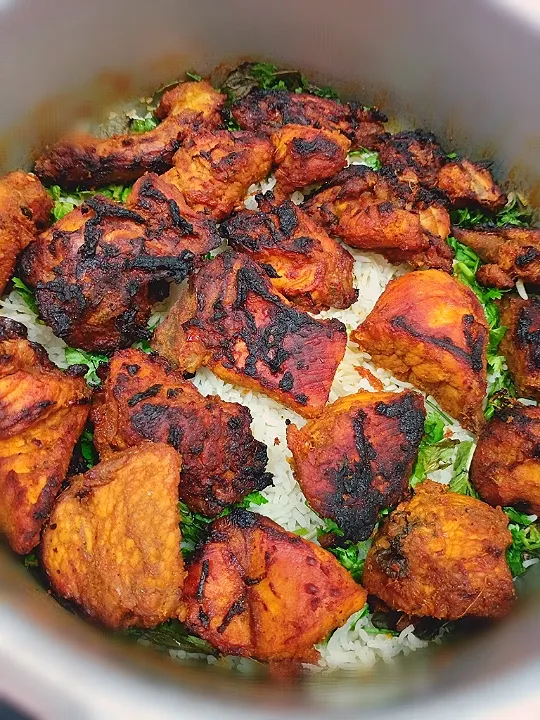 bbq chicken briyani|shaimashaizzzzさん