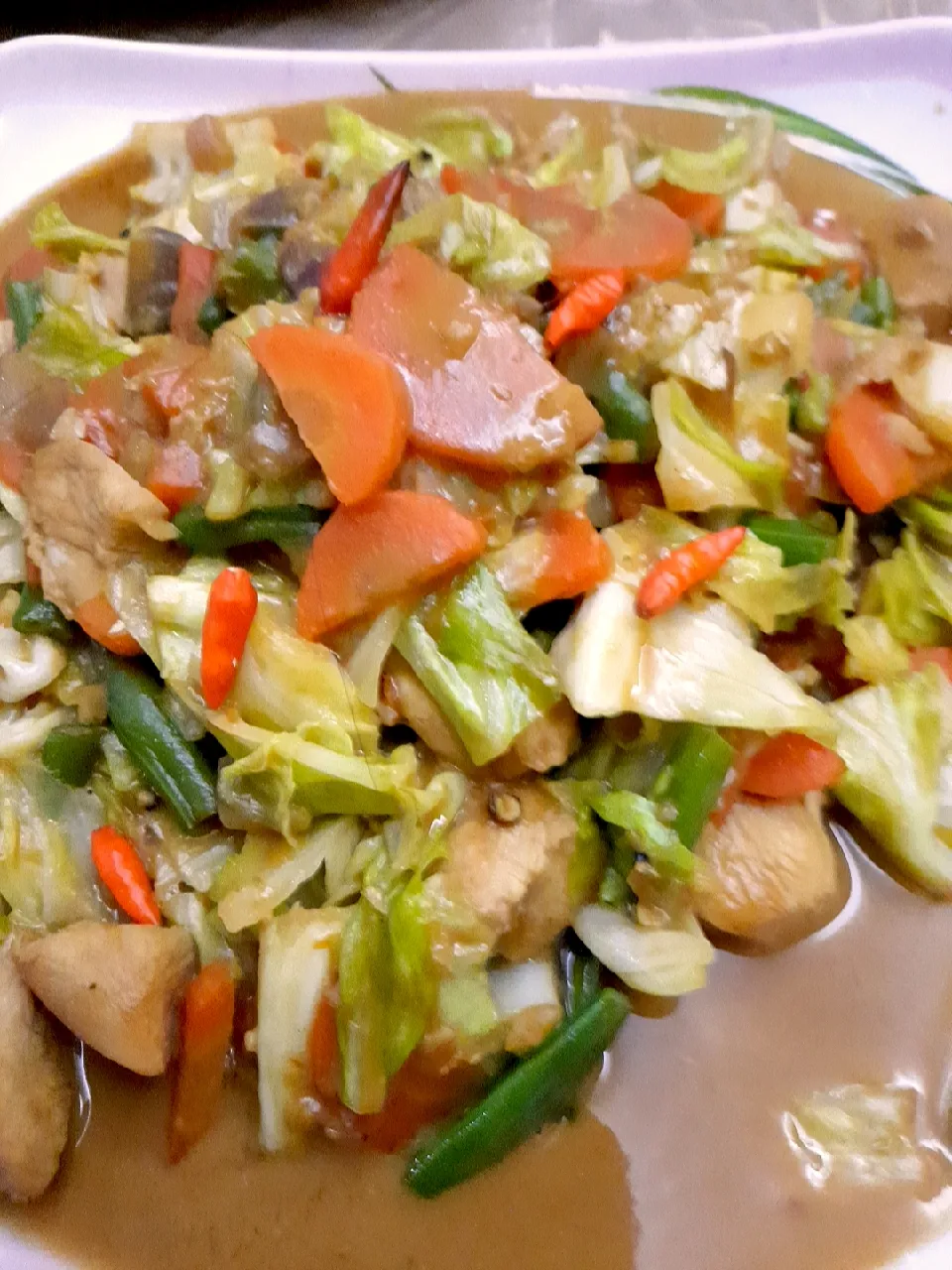 Spicy Thai Vegetable Stirfry|Khristoffer A. Esguerraさん