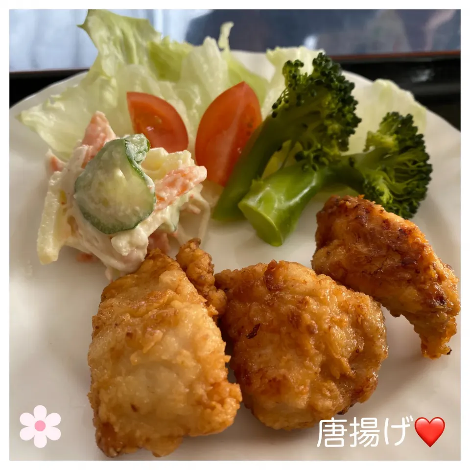 Snapdishの料理写真:唐揚げ❤️|いのっちさん