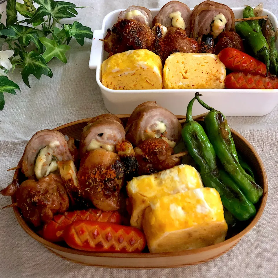 Snapdishの料理写真:焼き鳥弁当|あここさん