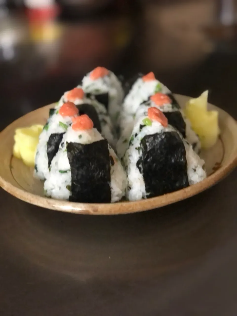 カブの葉っぱと明太子お結び🍙|ちーちさん