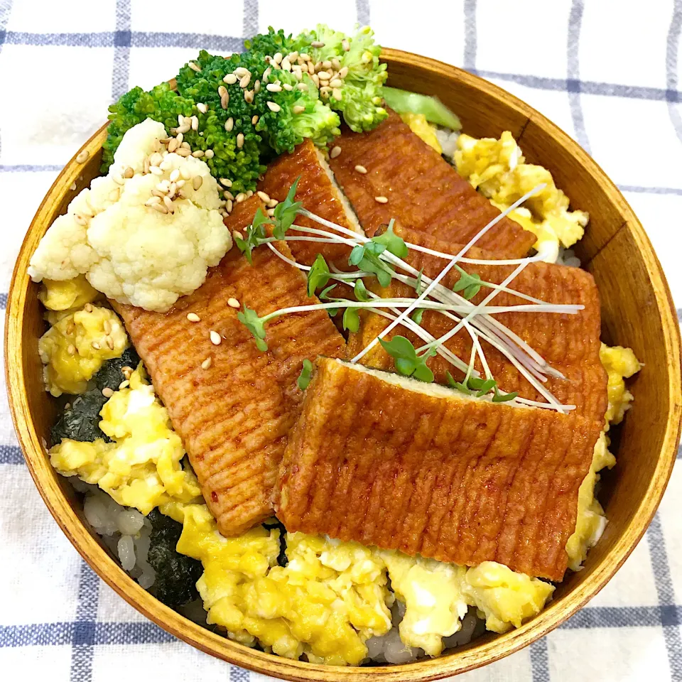 Snapdishの料理写真:今日のパパ弁当はうな次郎弁当♪|key♪さん