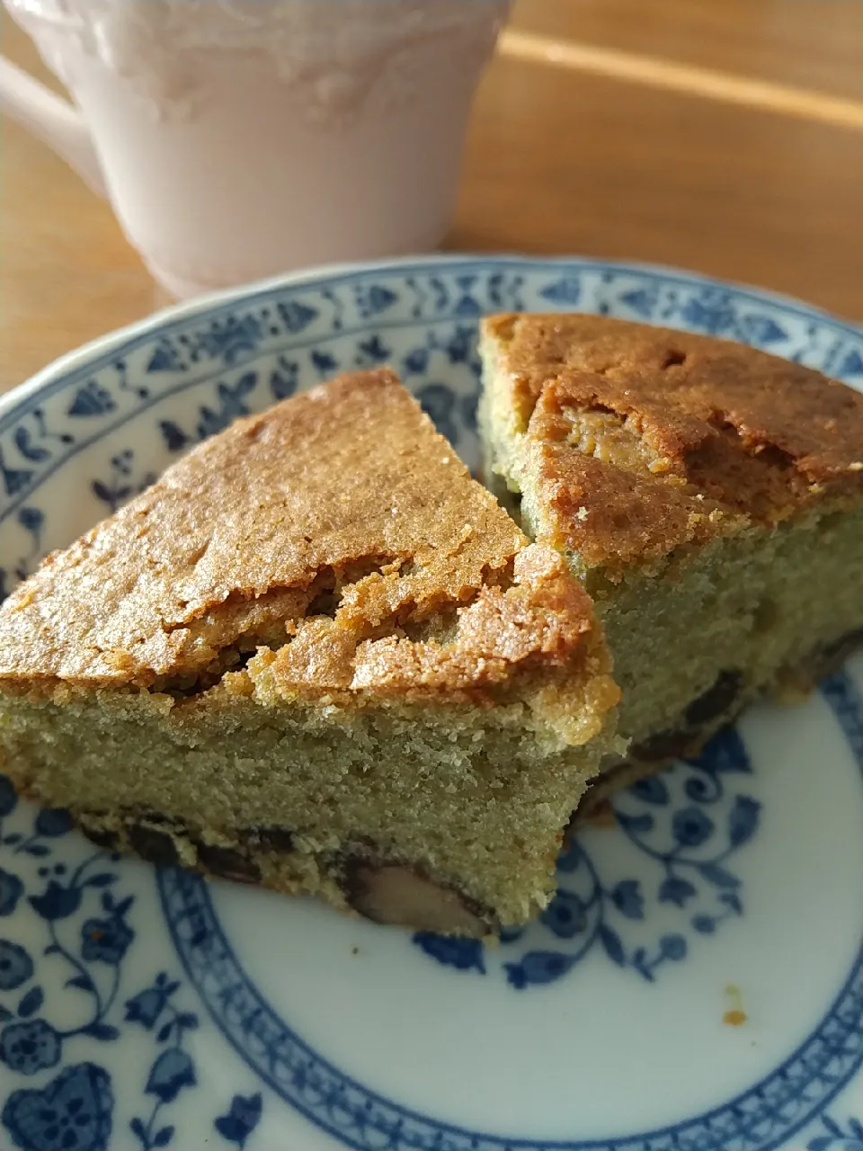 甘納豆と栗の抹茶パウンドケーキ|まきごろうさん