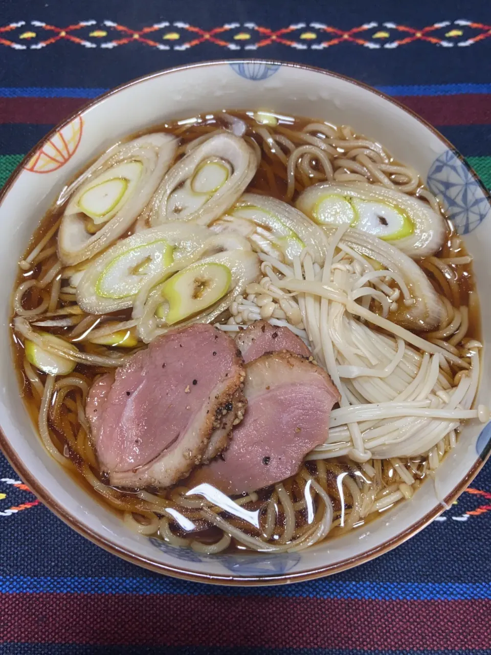 昼食に、合鴨蕎麦|「蘭」さん