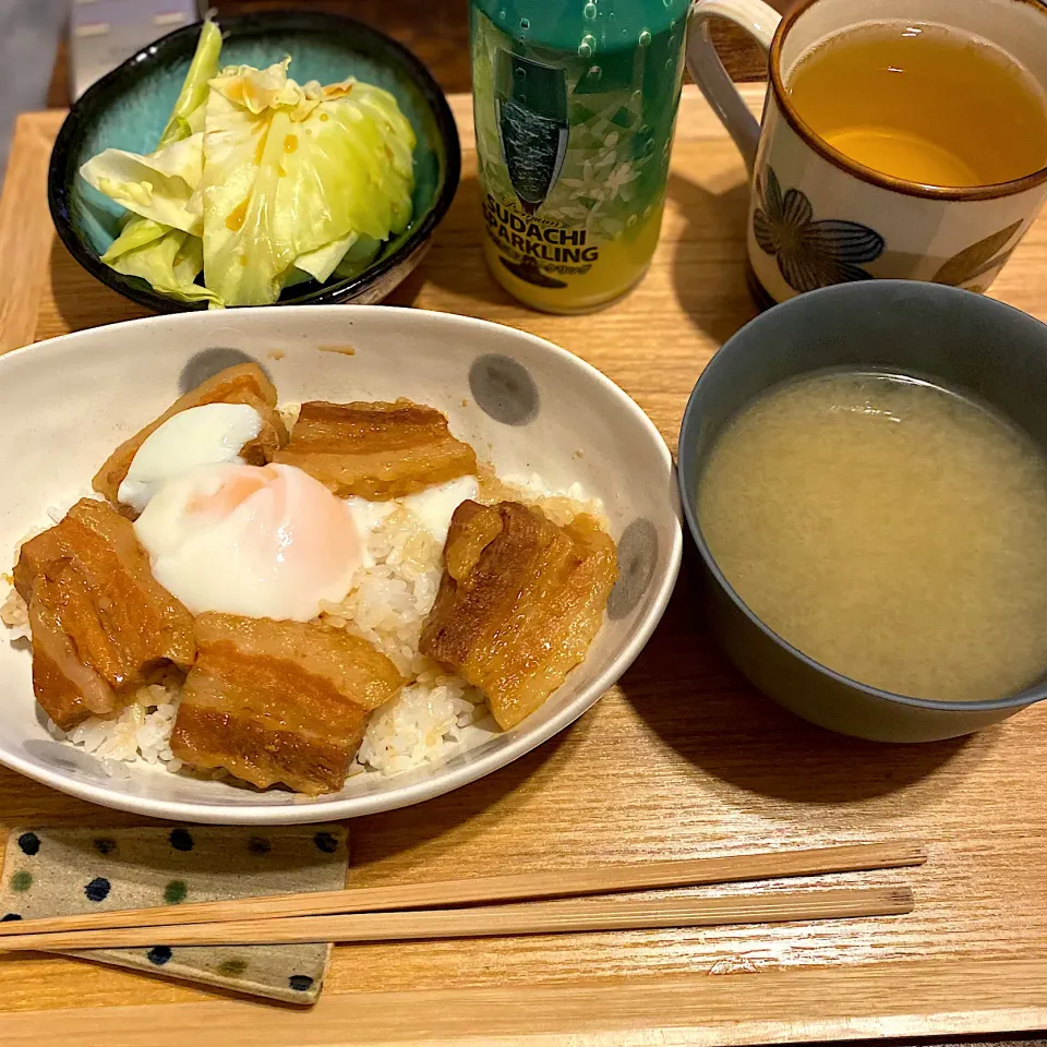 豚の角煮丼|なつこさん