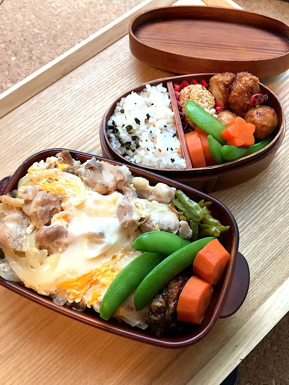 親子丼弁当|二キィさん