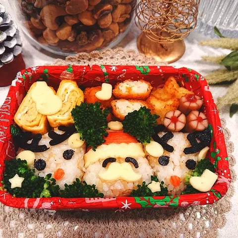 「ブロッコリー」を使ってみたSnapdishの料理・レシピ写真:クリスマス弁当2☆