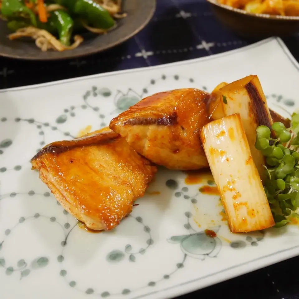 みったんさんのブリの照り焼きコチュジャン風味|Mayさん