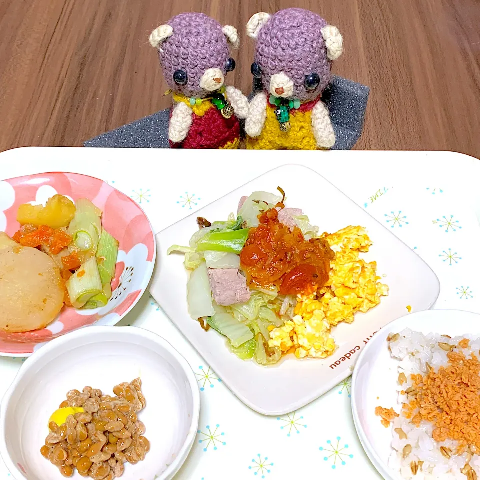 Snapdishの料理写真:晩ご飯(^-^)|chagashiさん