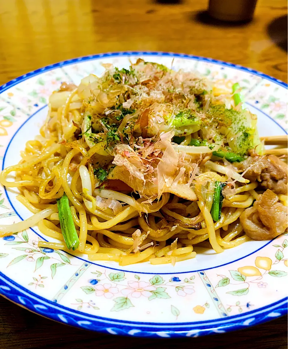 出汁醤油味の焼きそば|ちはるさん