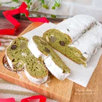 甘納豆de抹茶の和風シュトーレン