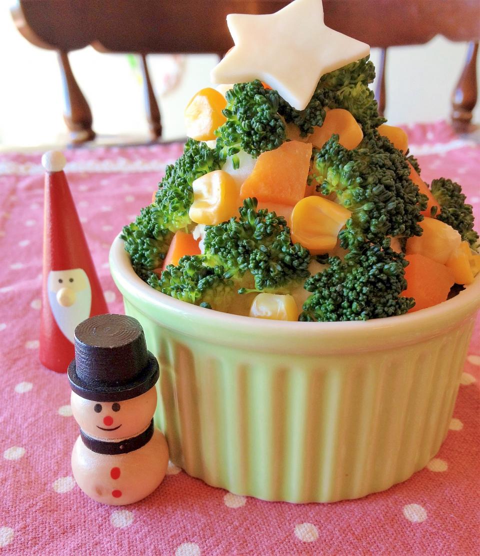 ななじまるさんの子供と作ろう✨ポテトサラダでXmasツリー✨ #楽天レシピ