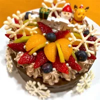 Snapdishの料理写真:クリスマスケーキ|tamさん