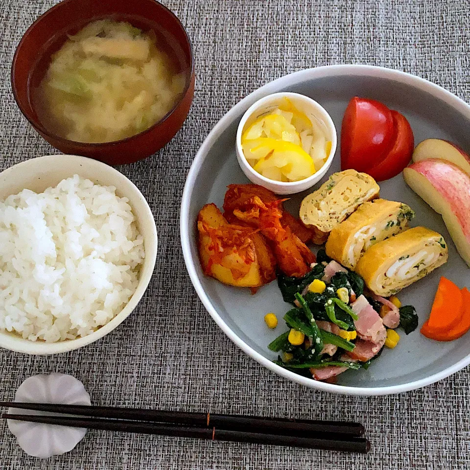 朝食|ツインうさぎさん