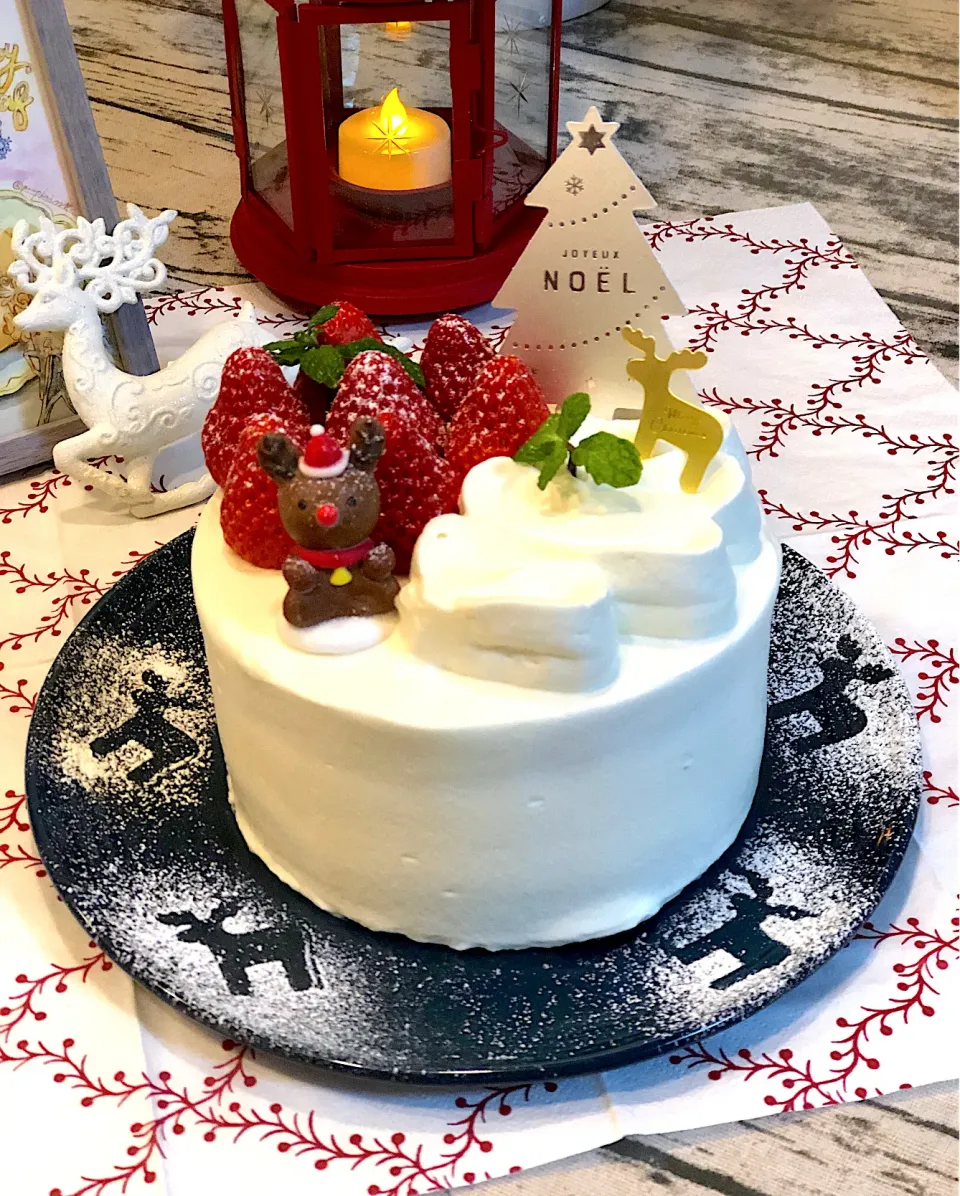 いちご🍓のクリスマスショートケーキ|シフォンさん