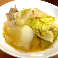 大根とキャベツの豚肉煮|koba_kenさん