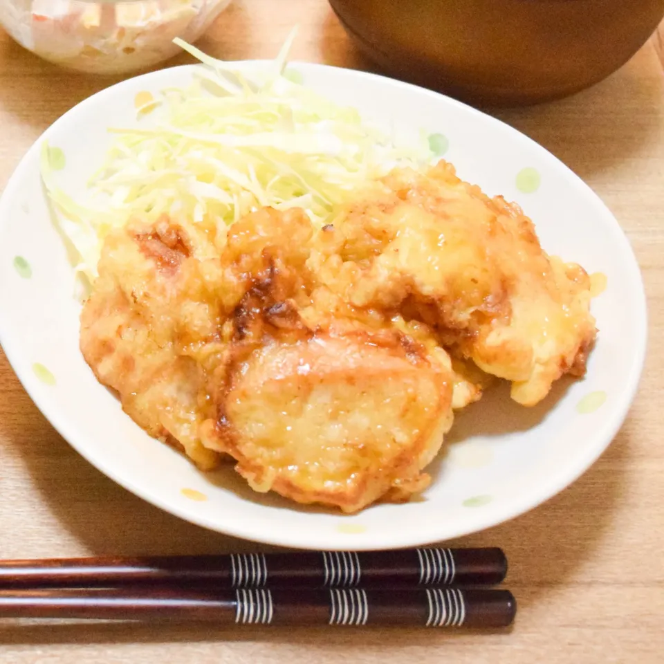 ふわふわサクサク鶏胸肉の天ぷら|yuuさん