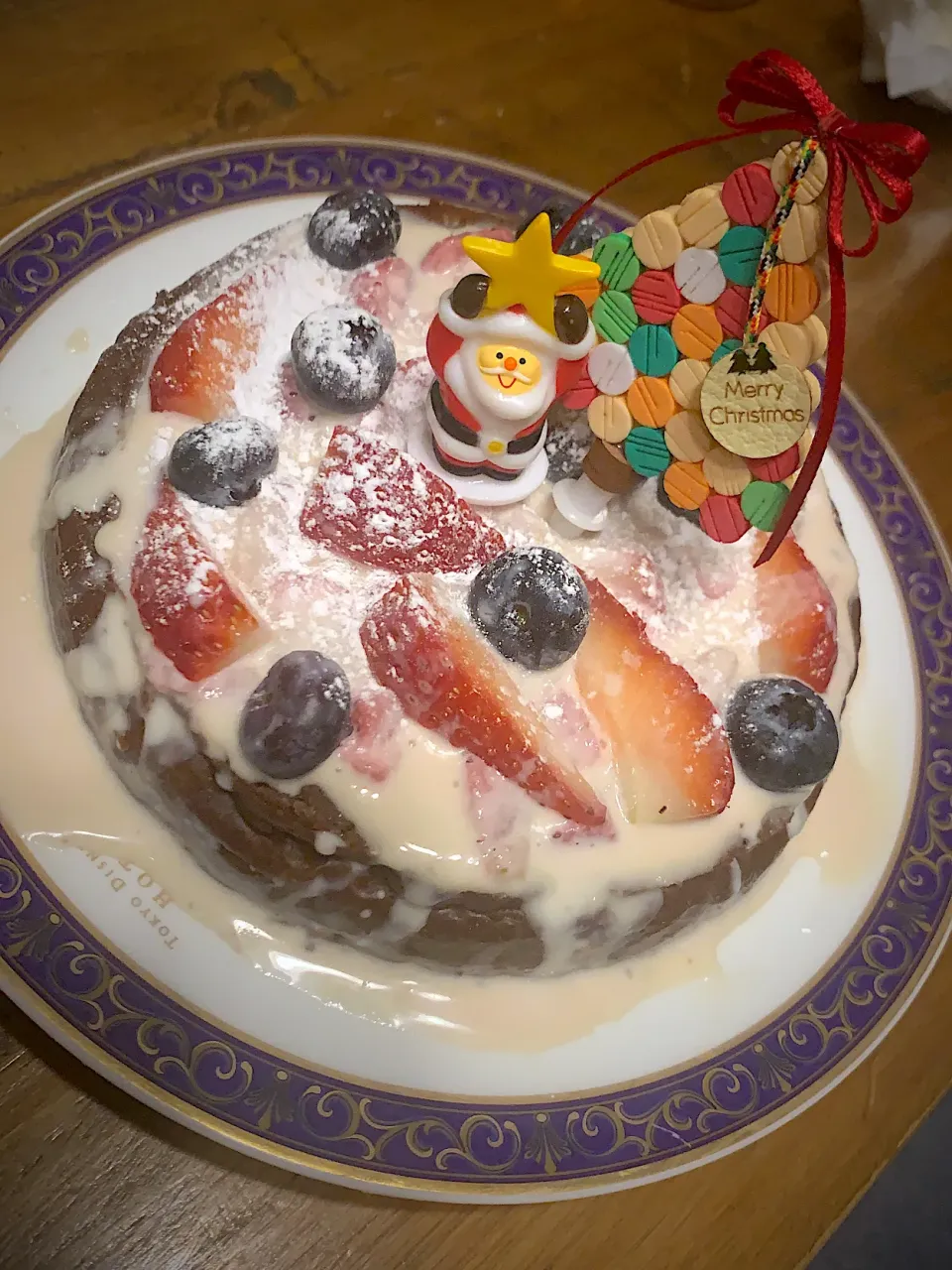 Snapdishの料理写真:12/24献立✾クリスマスケーキ|AIさん