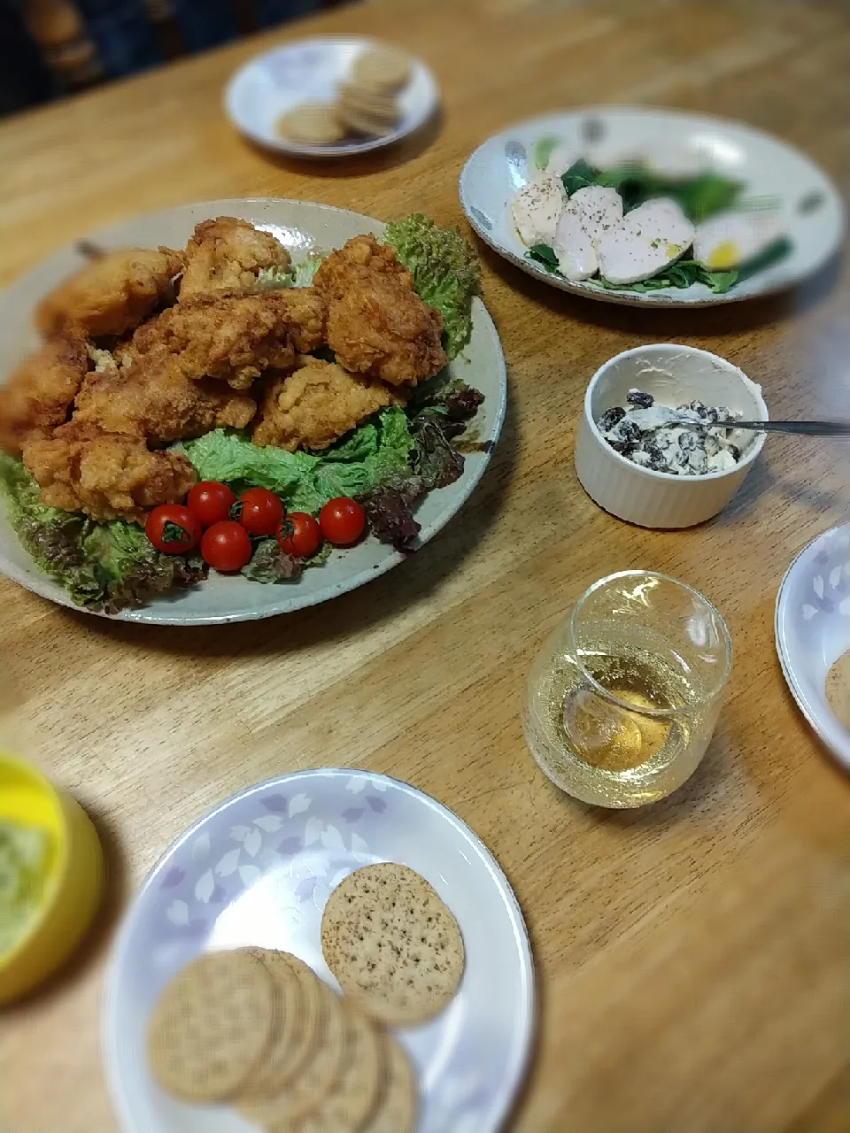 フライドチキンメインのクリスマスディナー|fukaさん