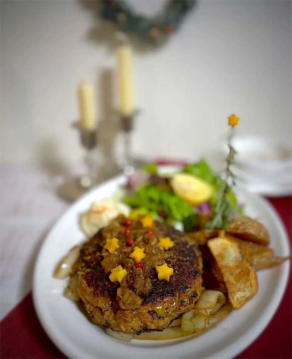 息子クリスマスプレート　星にんじんも食べたよう🥕|sonokoさん