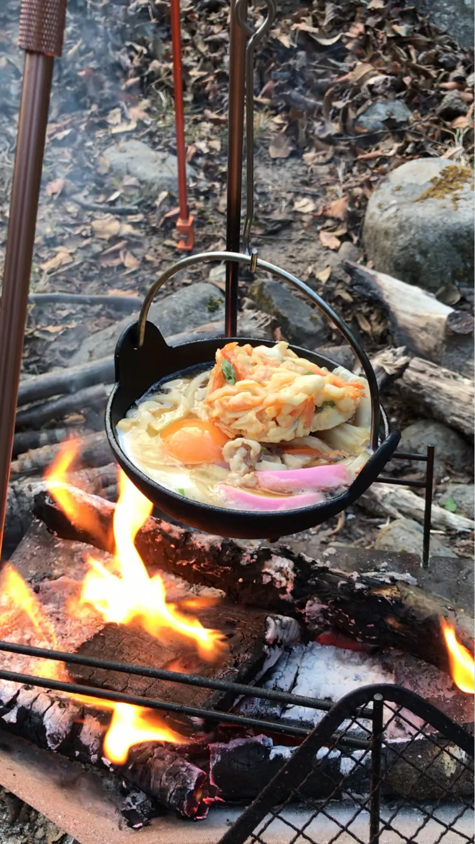 Snapdishの料理写真:鍋焼きうどん|NaaCampさん