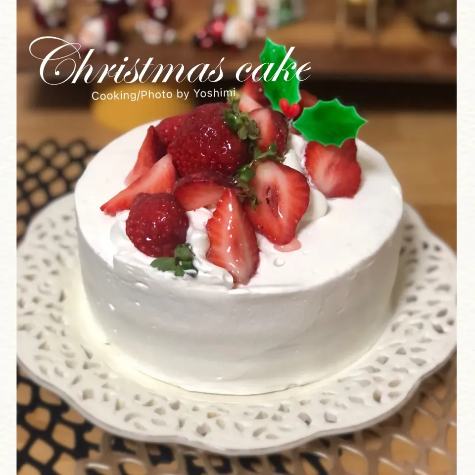 Snapdishの料理写真:久しぶりにクリスマスケーキ🎂🎄|yoshimiさん