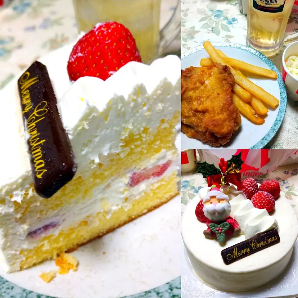 昨日食べたクリスマスっぽい食事|うたかた。さん