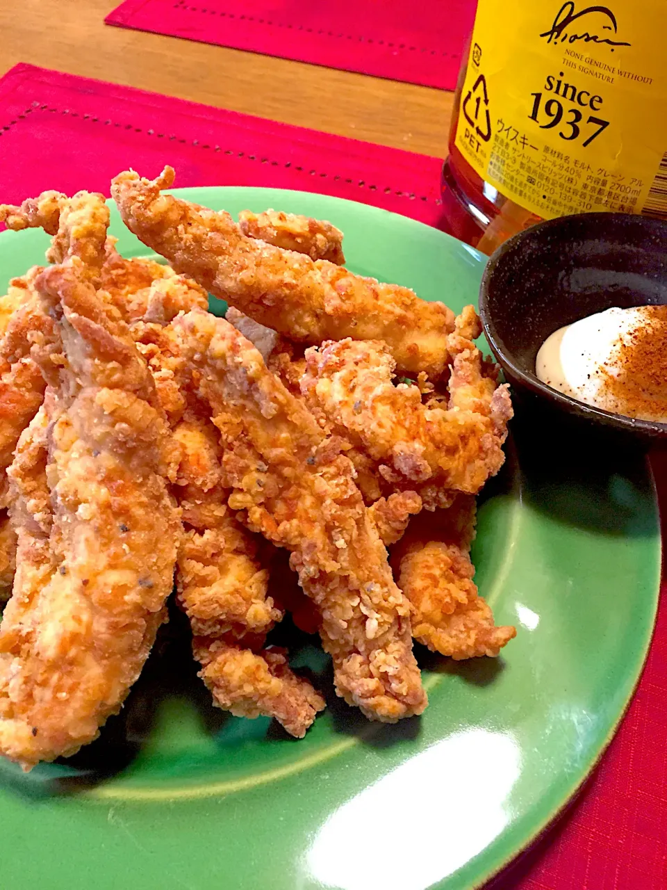 からあげビールさんの料理 クリスマスに♪むね肉ジューシー!スパイシーフライドチキン|おかちさん